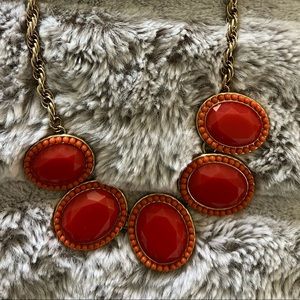 Banana Republic gold toned cheerful necklace